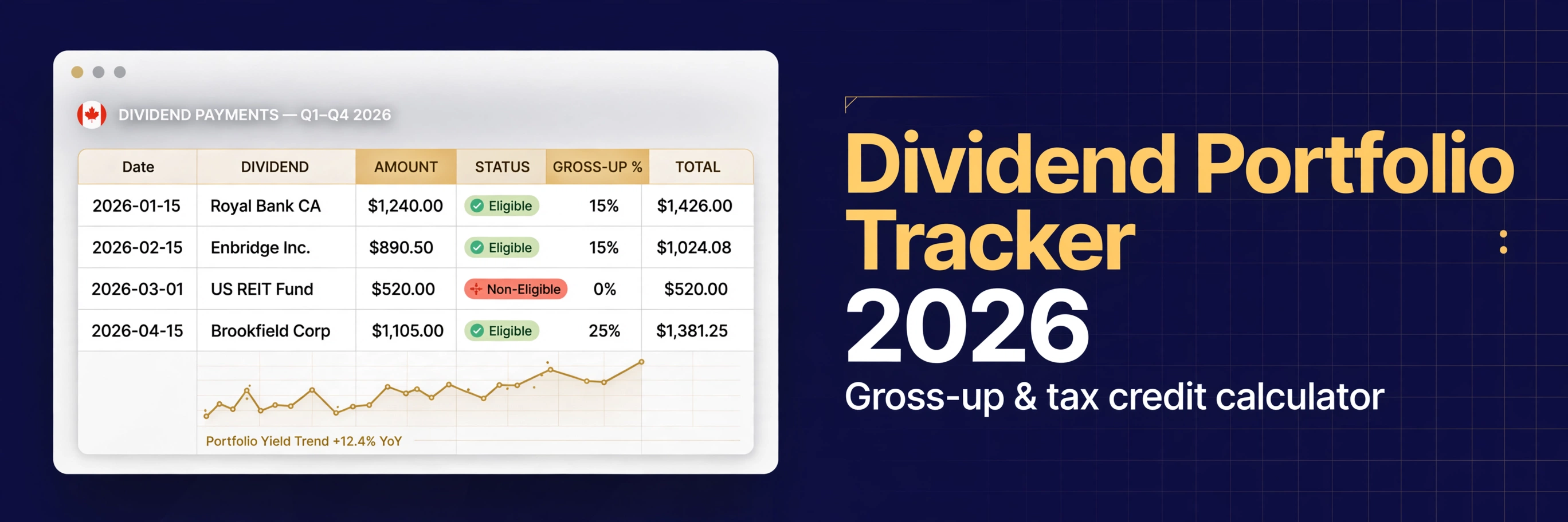 Dividend Portfolio Tracker 2026
