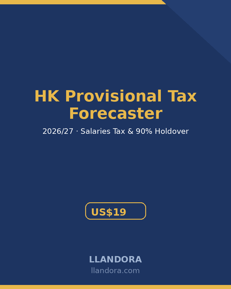 HK Provisional Tax Forecaster 2026
